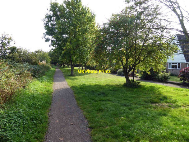 Photo 6"x4" Houses at Farnsfield alongside the Southwell Trail Farnsfield c2015