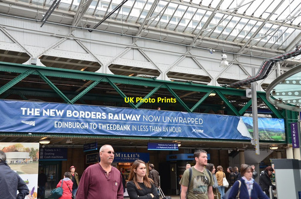Photo 6"x4" Borders Railway, Waverley Station Edinburgh c2015