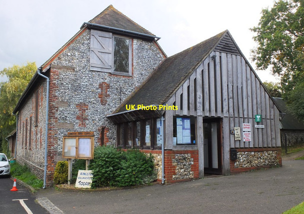 Photo 6"x4" Kingston Village Hall ready for the fete Kingston\/TR1951 c2015