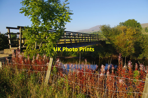 Photo 6"x4" Footbridge over River Ribble Studfold\/SD8170 c2015