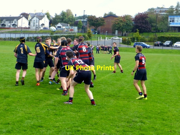 Photo 6"x4" Rugby match, Omagh Omagh c2015