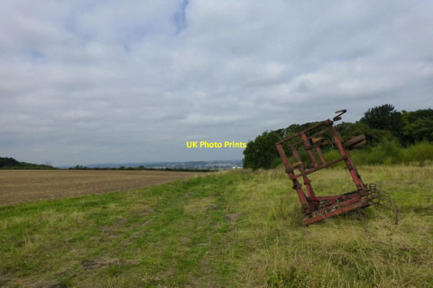 Photo 6"x4" Old farm machinery near Mill Hill Barton in Fabis c2015