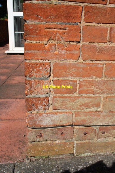 Photo 6"x4" Benchmark on #10 Denne Road Crawley\/TQ2736 c2015