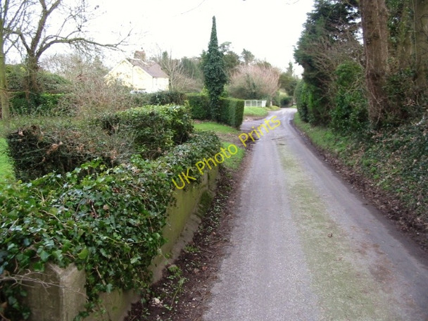 Photo 6"x4" View along road into Church Whitfield Church Whitfield c2009