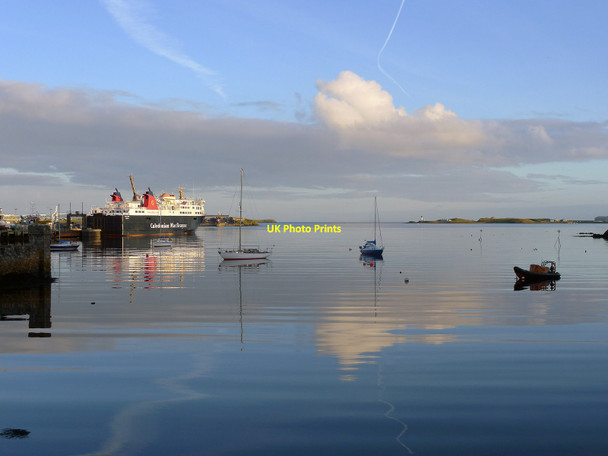 Photo 6"x4" Stornoway Harbour from the grounds of Lews Castle Stornoway\/Ste\u00f2rnabhagh c2015