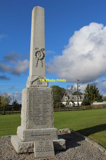 Photo 6"x4" Corsock War Memorial Corsock\/NX7576 c2015