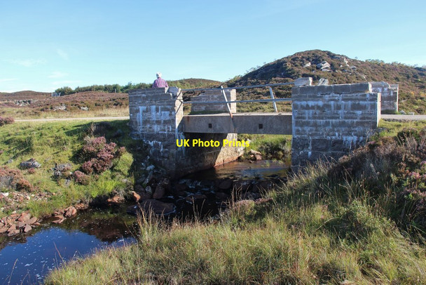 Photo 6"x4" Bridge over Alltan Dearg Modsarie c2015
