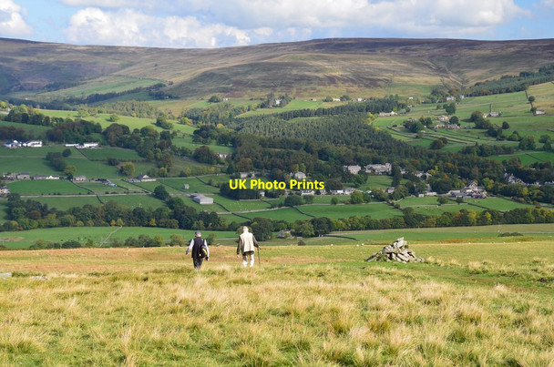 Photo 6"x4" Descent from Harter Fell, Teesdale Thringarth c2015