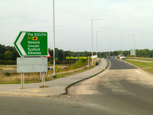 Photo 6"x4" Great Whin Covert junction Ranby\/SK6580 c2015