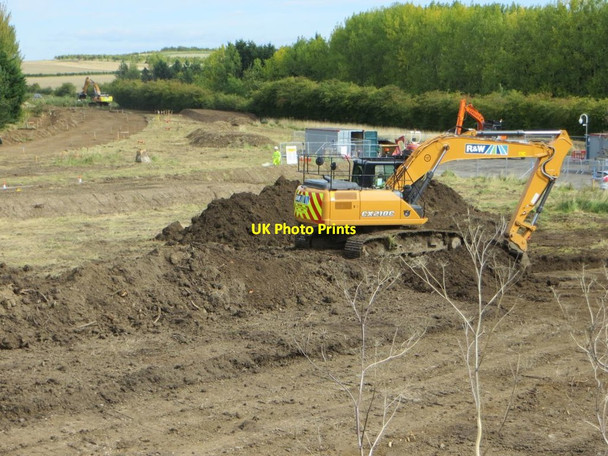 Photo 6"x4" Scraping up Soil Chilton\/SU4885 c2015