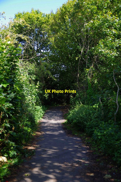 Photo 6"x4" Public footpath from Tagwell Road  to St. Peter's Church Lane, Droitwich Spa, Worcs Droitwich c2015