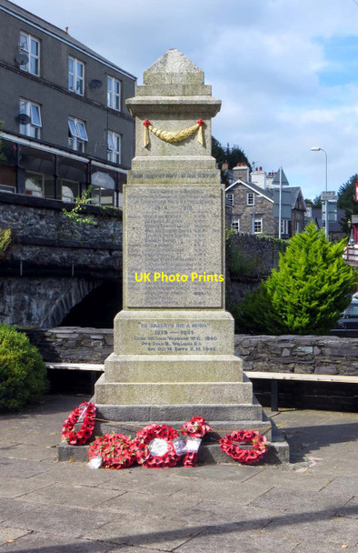 Photo 6"x4" The War Memorial in Trefriw Llanrwst c2015