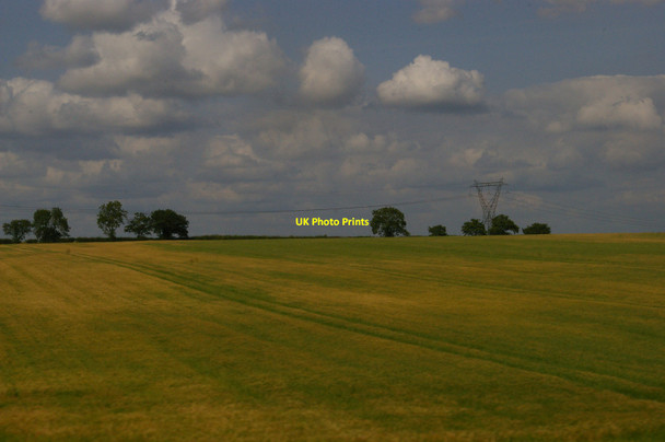 Photo 6"x4" Pylon line south of Tuxford Egmanton c2015