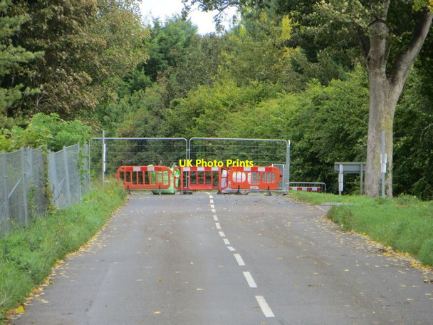 Photo 6"x4" Road Closed Chilton\/SU4885 c2015