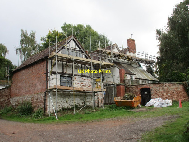 Photo 6"x4" Restoration work at Durbridge Farm Poolhill c2015