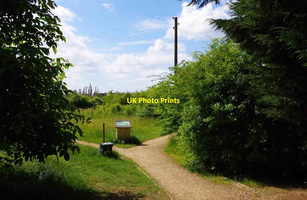 Photo 6"x4" Entrance to Kilkenny Lane Country Park from Kilkenny Lane, Carterton, Oxon Carterton\/SP2806 c2015
