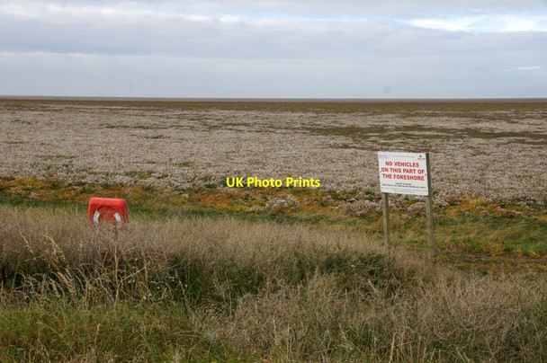 Photo 6"x4" Saltmarsh at the end of Hesketh Drive, Marshside Southport c2015