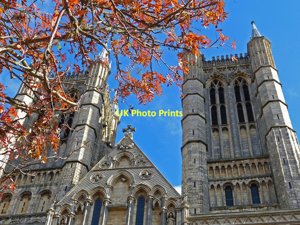Photo 6"x4" The two west towers at Lincoln Cathedral Lincoln c2015