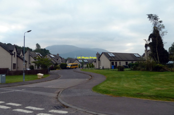 Photo 6"x4" Achnafearna and houses, Taynuilt Brochroy c2015