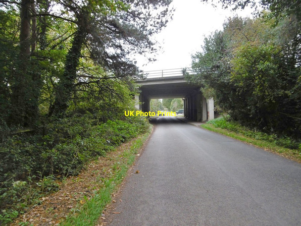 Photo 6"x4" Newbridge, motorway bridge Copythorne c2015