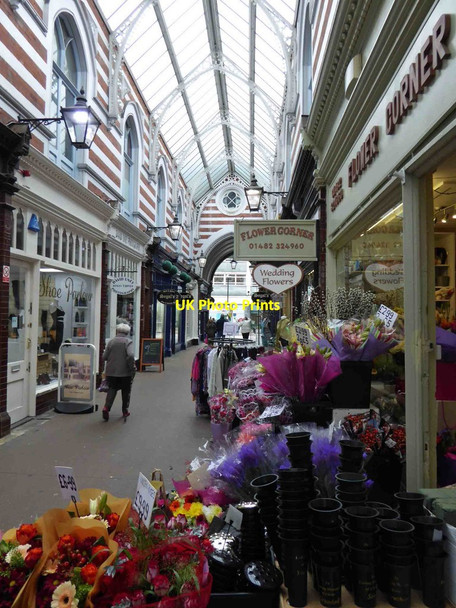 Photo 6"x4" Shopping arcade Hull Kingston upon Hull c2015