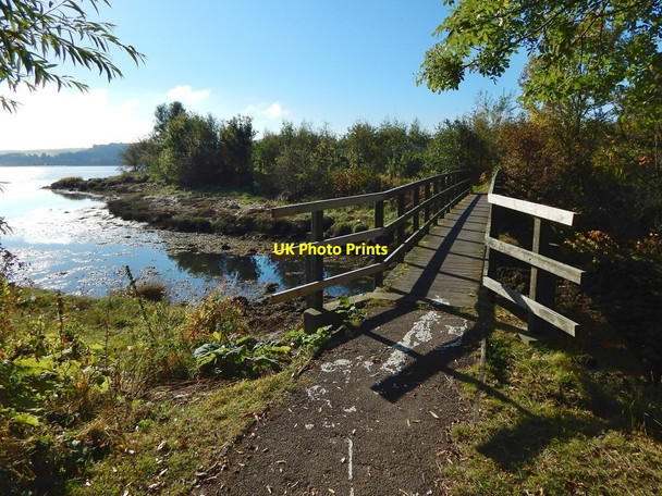 Photo 6"x4" Footbridge over Gruggies Burn Dumbarton c2015