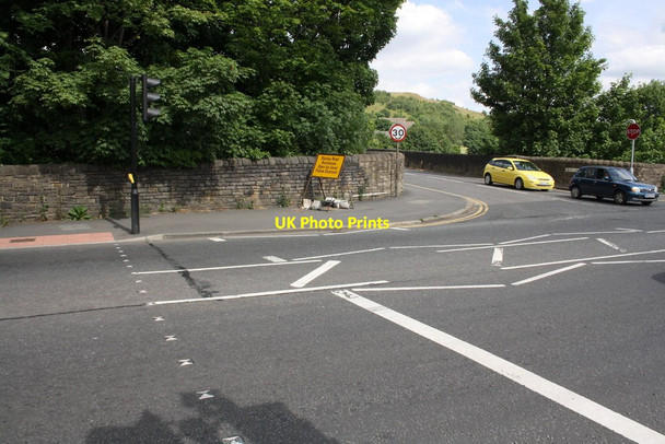 Photo 6"x4" Junction of Gaisby Lane with Canal Road Shipley\/SE1437 c2015