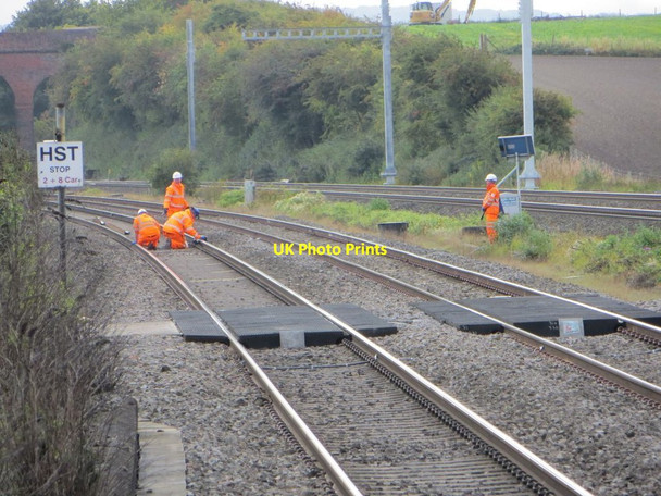 Photo 6"x4" Working on the Line Cholsey c2015