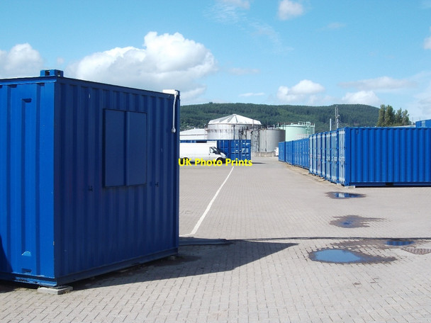 Photo 6"x4" Containers, Inverness Harbour Inverness c2015