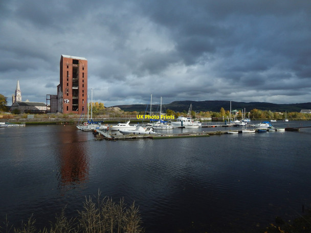 Photo 6"x4" The River Leven from the former Woodyard Dumbarton c2015