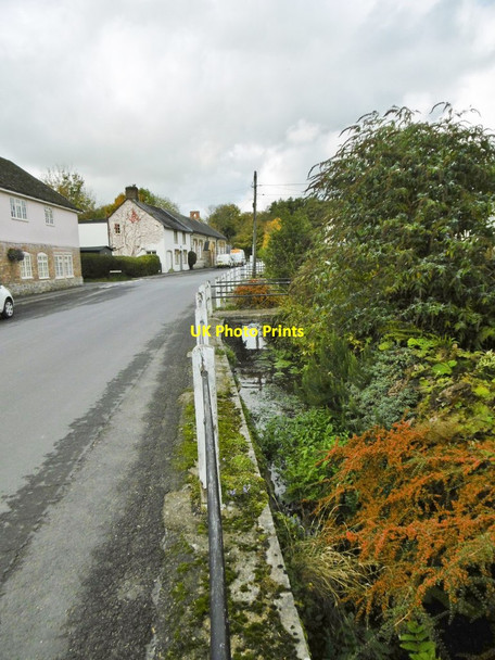 Photo 6"x4" Cerne Abbas, River Cerne Cerne Abbas c2015 P1