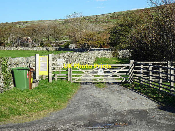 Photo 6"x4" Entrance to the National Trust property at Egryn Abbey Tal-y-bont\/SH5821 c2015
