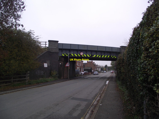 Photo 6"x4" Bridge carrying a railway line over Meadow Lane Long Eaton c2015
