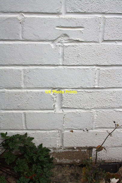 Photo 6"x4" Benchmark on #7 Rockley Cottages Henwood\/SP4602 c2015