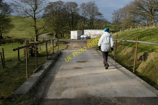 Photo 6"x4" Temporary bridge Scorton\/SD5048 c2009