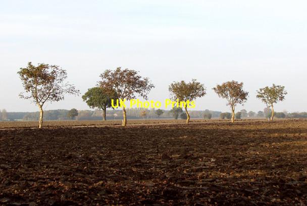Photo 6"x4" View across fields by Airfield Farm Misery Corner c2015