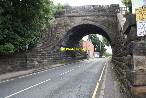 Photo 6"x4" Railway bridge LEH14 on Burley Road Burley\/SE2734 c2015