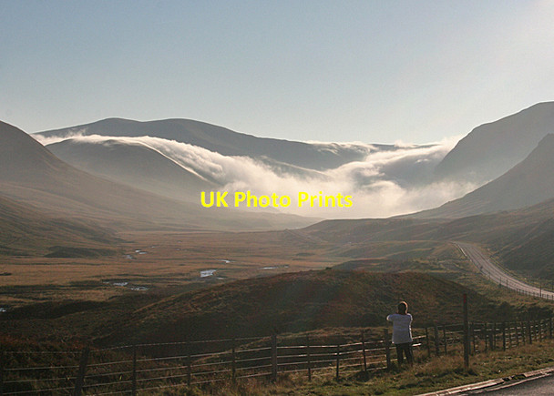 Photo 6"x4" Low Clouds at Spittal of Glenshee Creag nan Eun\/NO1275 c2015