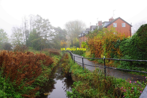Photo 6"x4" Spadesbourne Brook and footpath, Bromsgrove, Worcs Bromsgrove c2015