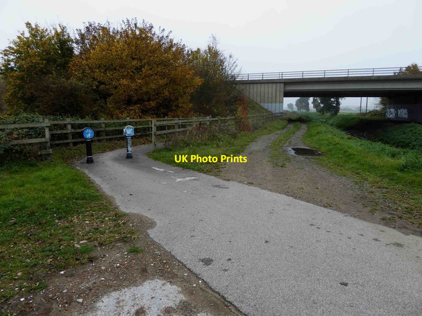 Photo 6"x4" A46 ahead Burton-by-Lincoln c2015