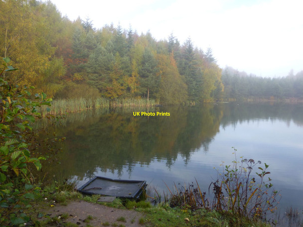 Photo 6"x4" Reservoir and fishing pond Hebron\/NZ1989 c2015