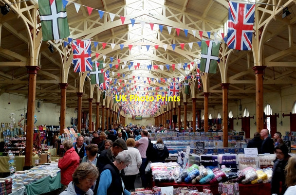Photo 6"x4" Within Barnstaple's Pannier Market Barnstaple c2015