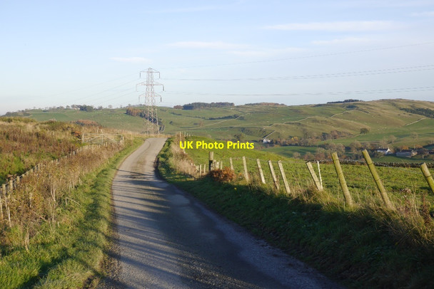 Photo 6"x4" Narrow road, Branxholme Branxholme c2015