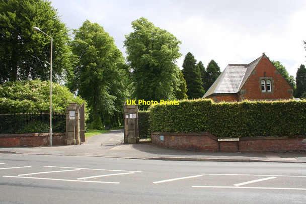 Photo 6"x4" Dalston Road entrance to crematorium Carlisle c2015