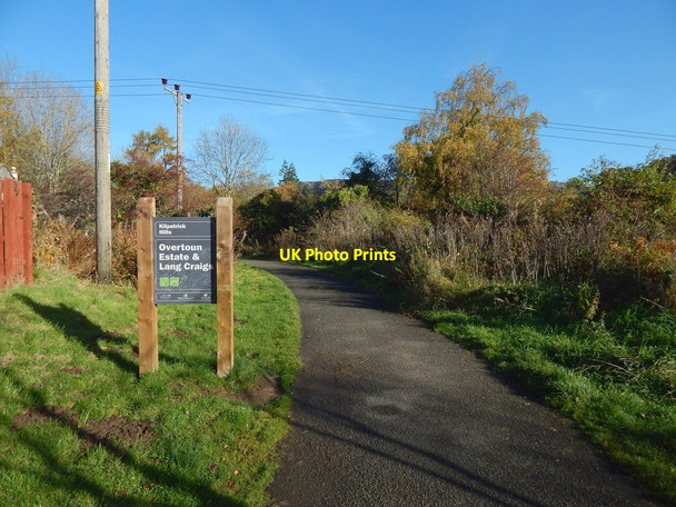 Photo 6"x4" Avenue to Overtoun House Dumbarton c2015