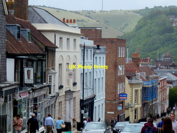 Photo 6"x4" Lewes High Street Lewes c2015