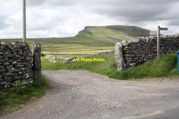Photo 6"x4" Junction of Pennine Way at Dale Head Brackenbottom c2015
