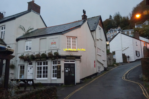 Photo 6"x4" The Crown Hotel, Lynton Lynton c2015