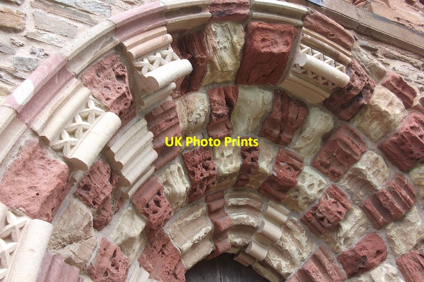 Photo 6"x4" Door arch, St Magnus Kirkwall c2015