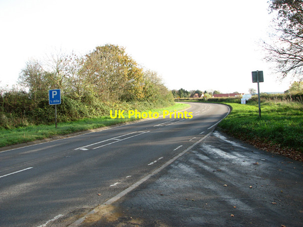 Photo 6"x4" Approaching Hellington Corner on the A146 road Bergh Apton c2015